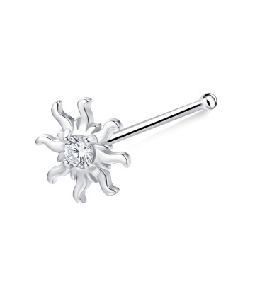 Sun Silver Bone Nose Stud NSKD-1822